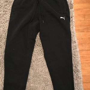 PUMA black sweatpants size M